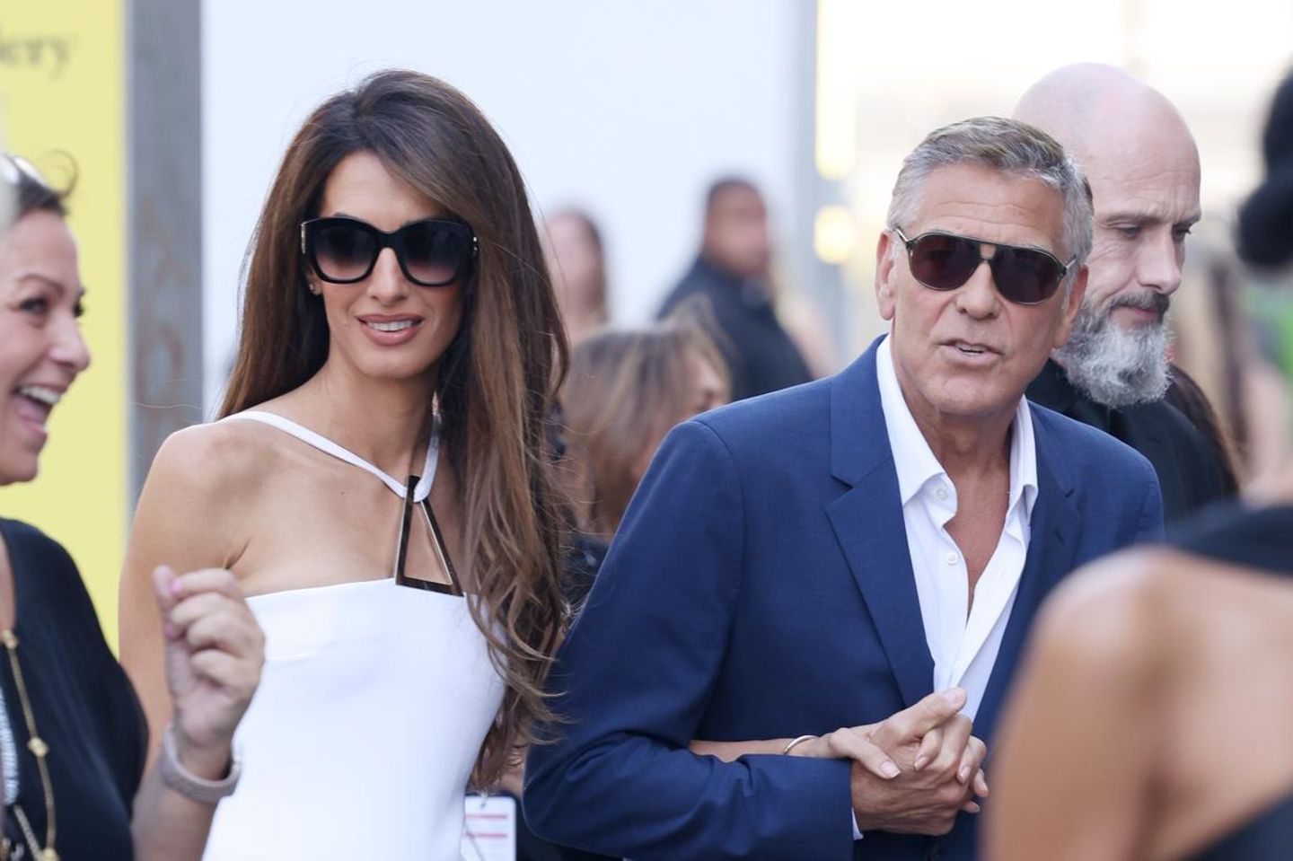 Amal und George Clooney