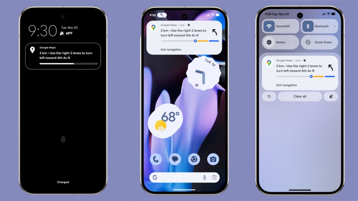 Android 16: Google erklärt, wie Live-Updates genutzt werden können