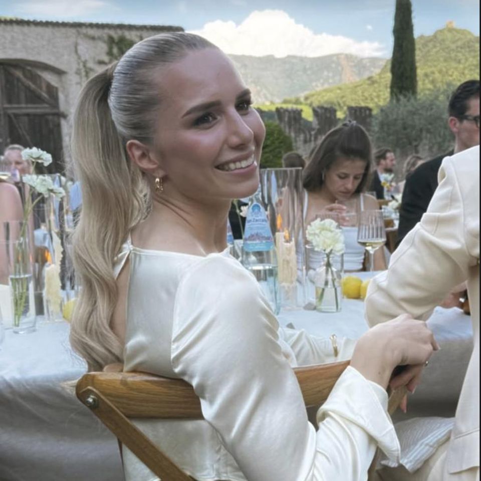 Anika Neuer beim Welcome-Dinner.