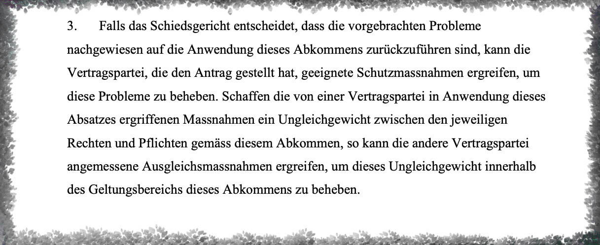 Schutzklausel EU