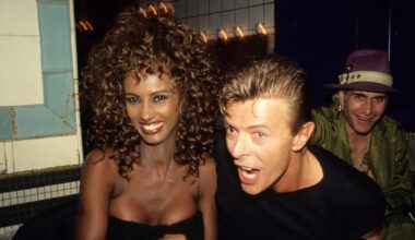 Supermodel Iman zeigt letzte Karte, die David Bowie ihr schrieb
