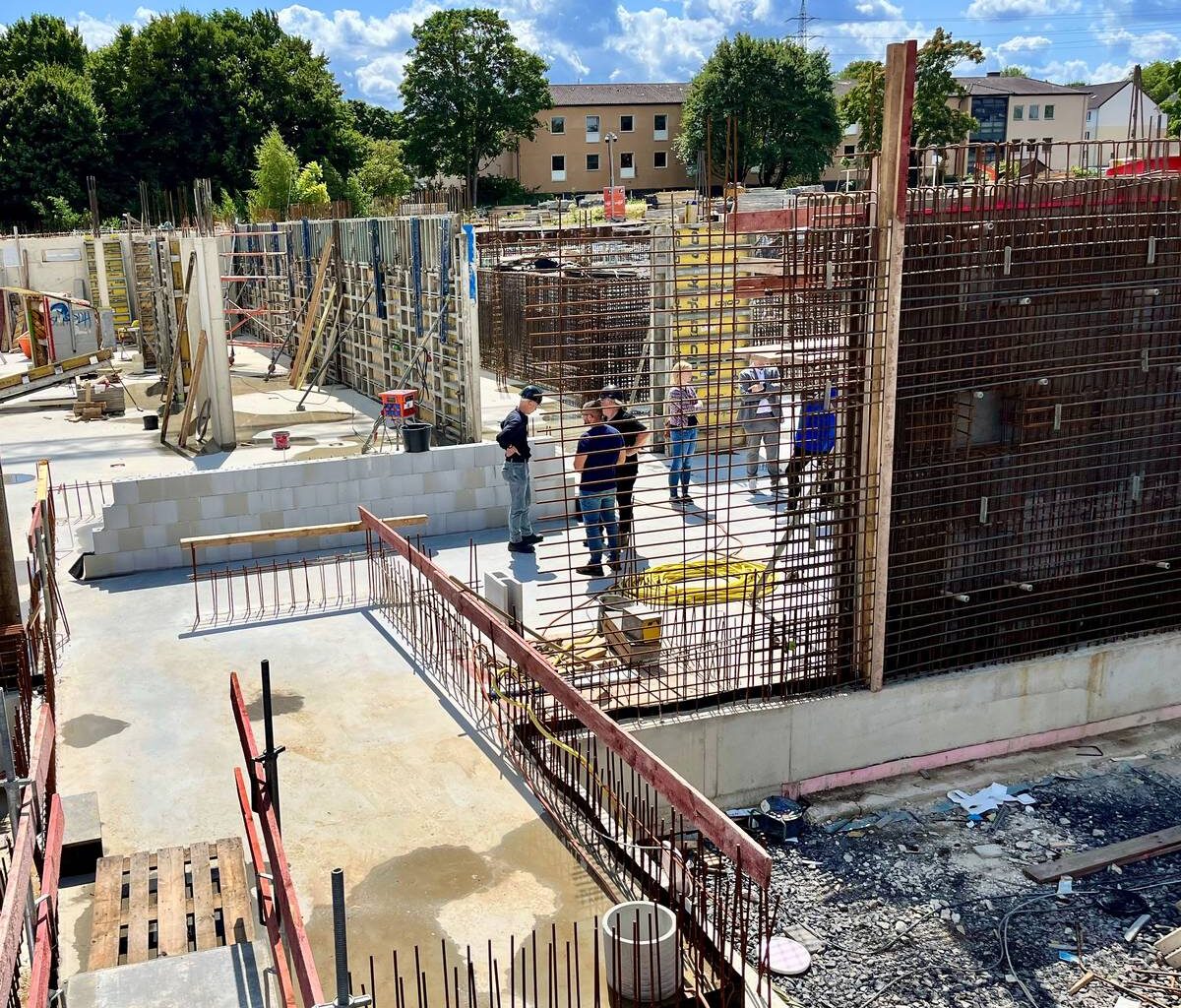 Neues Hallenbad in Essen-Borbeck wird gebaut