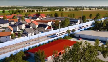Video der Bahn zeigt Visualisierung der favorisierten Neubau-Trasse Ulm–Augsburg