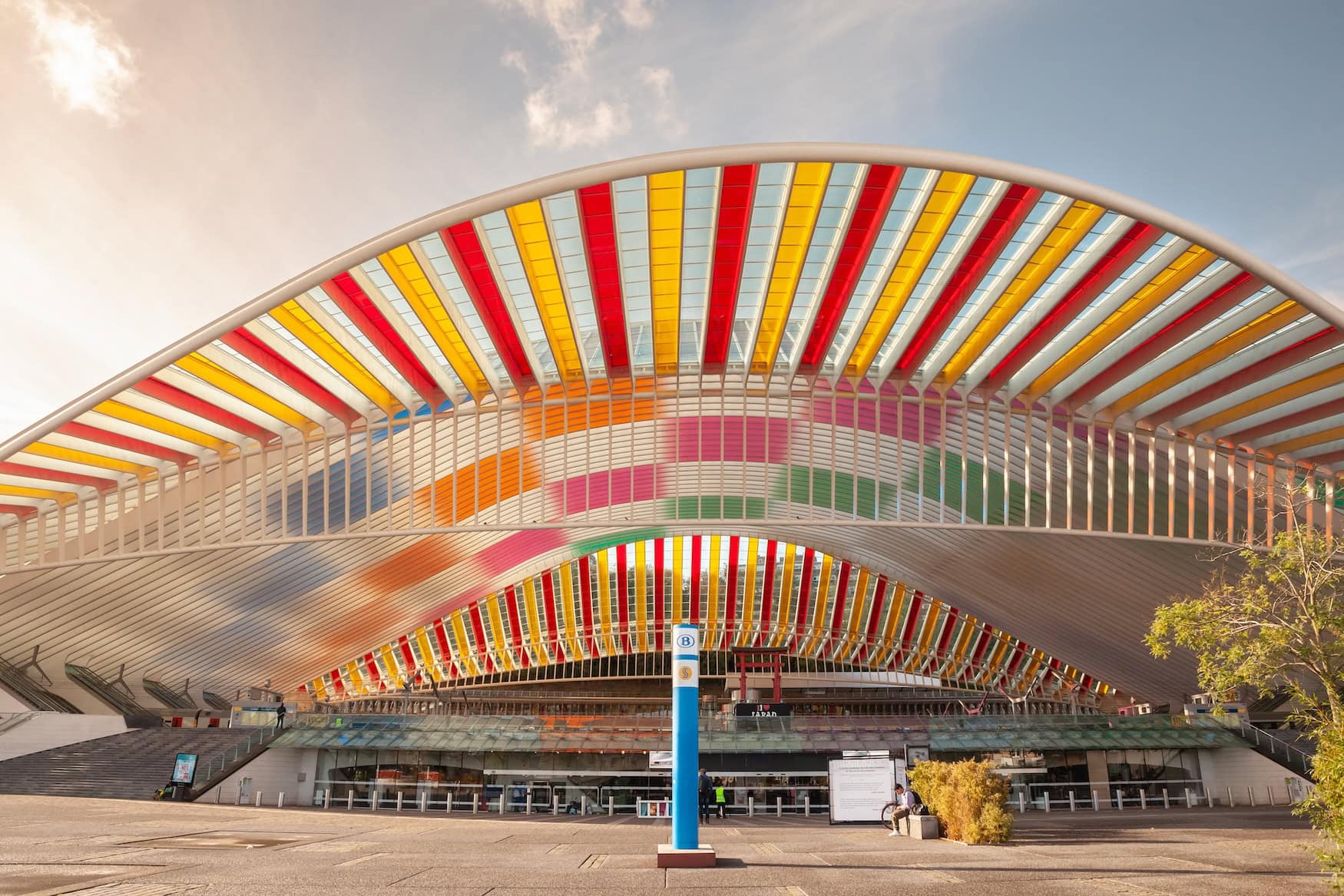 Der Bahnhof in Liège in Belgien.