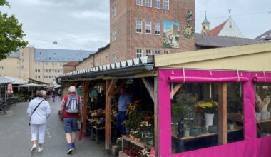 Blumengeschäft am Augsburger Stadtmarkt zieht bald um