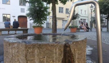 Die Stadt Augsburg tritt beim Bau von Brunnen auf die Bremse