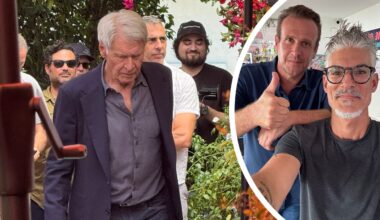 Harrison Ford und Jason Segel zum Dreh beim Currywurstmann | Unterhaltung