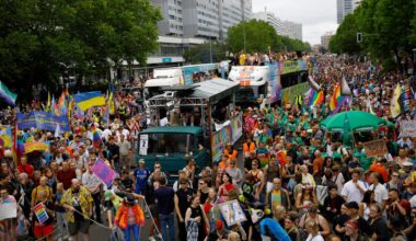 Eindrücke vom 47. Christopher Street Day in Berlin. Der CSD in Berlin gilt als eine der größten Veranstaltungen der LGBTQ-Community in Europa.