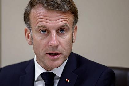 Benoit Tessier/REUTERS Pool via AP/dpa | Schon länger hat der französische Präsident Emmanuel Macron sich zu einer Anerkennung von Palästina als Staat bereit gezeigt. (Archivbild)