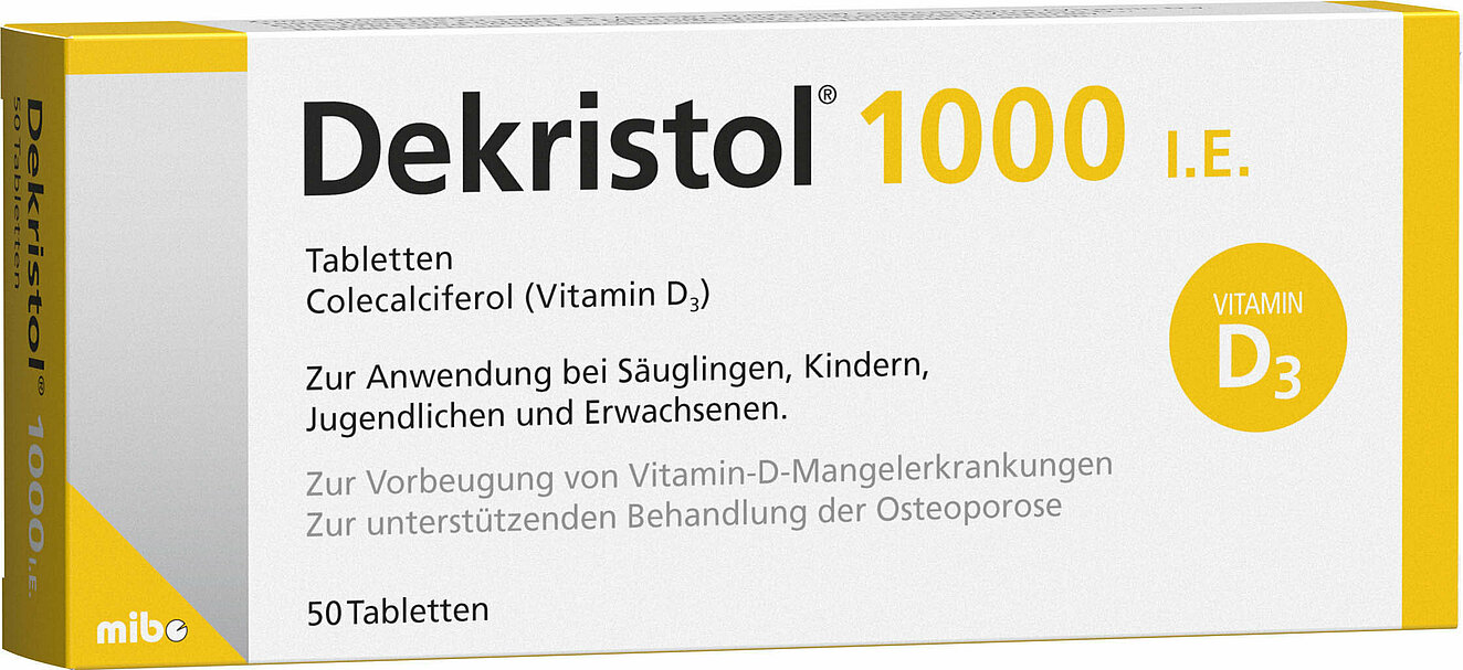 Packshot Dekristol 1000IE Tabletten