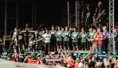 Fans und Mannschaft stimmen sich gemeinsam auf die neue Saison ein