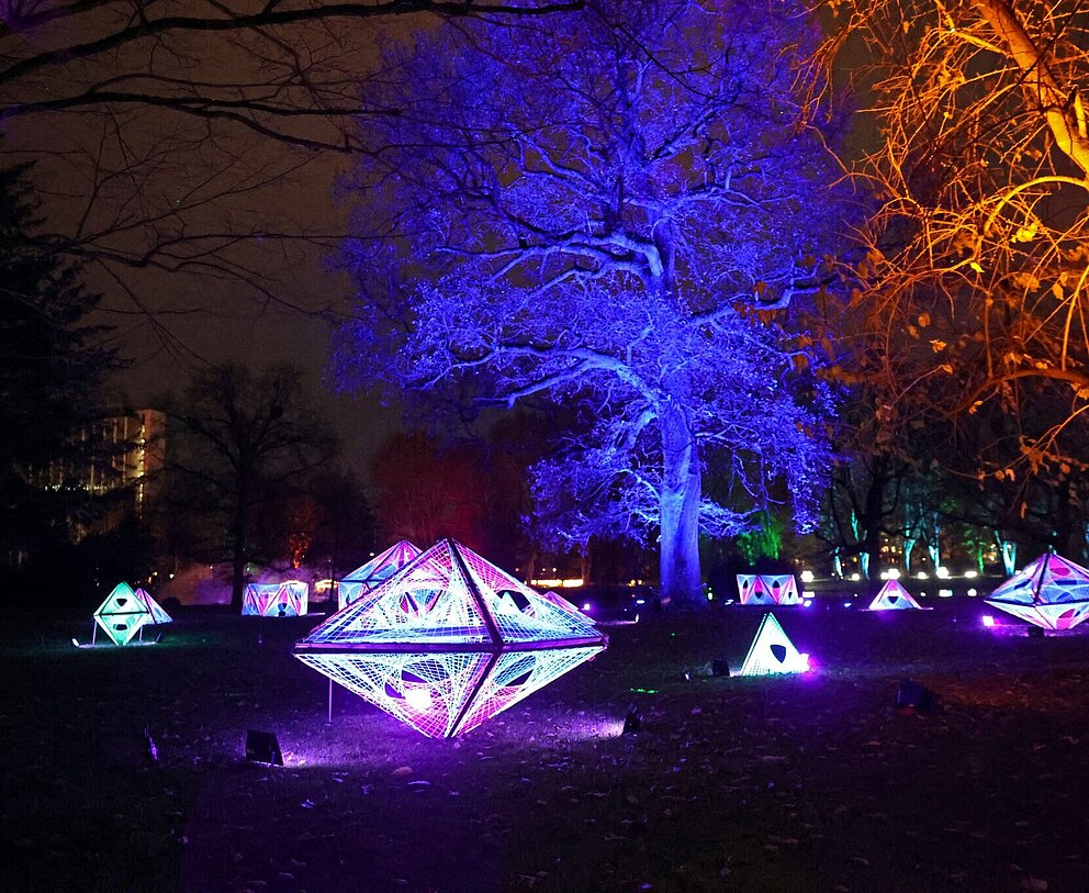 Christmas Garden Karlsruhe wurde zwei Winterspielzeiten im Zoologischen Stadtgarten veranstaltet. Eine Neuauflage wird es nicht geben. Foto: © Timo Deible, Zoo Karlsruhe