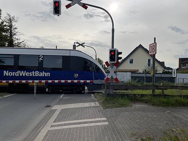 Bahnübergang in Halle wird für einen Tag gesperrt