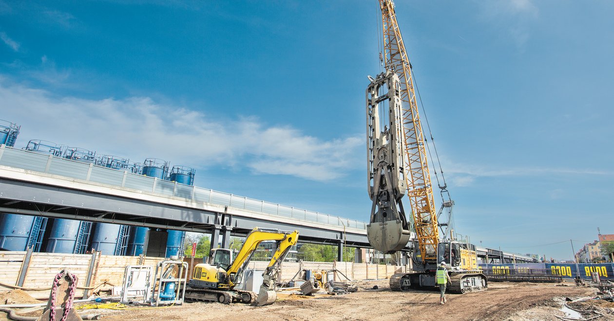 Porr beginnt Schlitzwandarbeiten am Südschnellweg