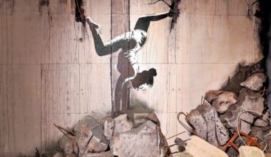 Mit Anmut gegen die Verhältnisse ankämpfen: Banksy-Kunst in Leipzig