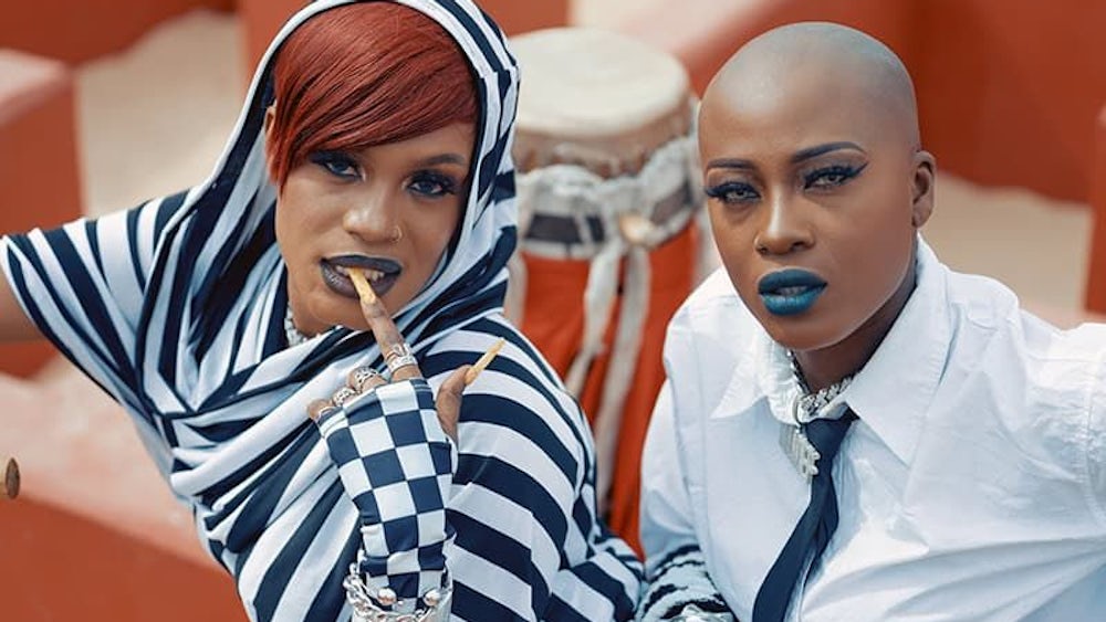 Eine „panafrikanische Zukunftsvision“ stellen Defa aus St. Louis und Rapperin Mama Victory aus Dakar alias „Def Mama Def“ am 2. August vor.