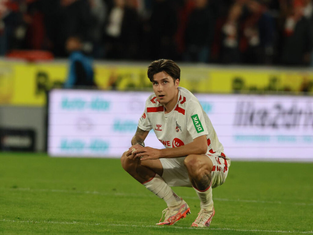 Denis Huseinbasic ist enttäuscht nach dem 1:1 gegen Regensburg