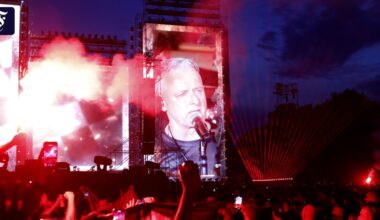 Ein Großkonzert des Musikers Marko Perković in Zagreb