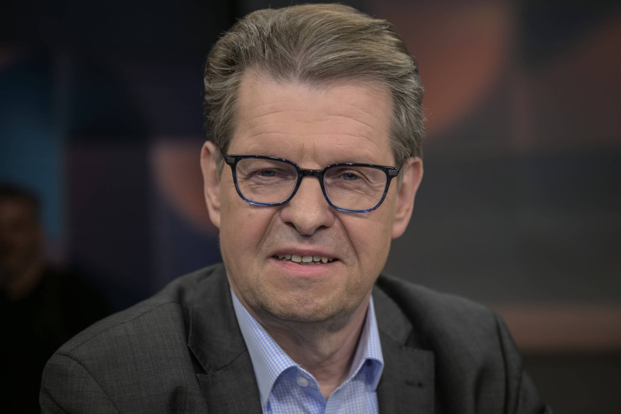 Der SPD-Abgeordnete Ralf Stegner in der Sendung „hart aber fair“