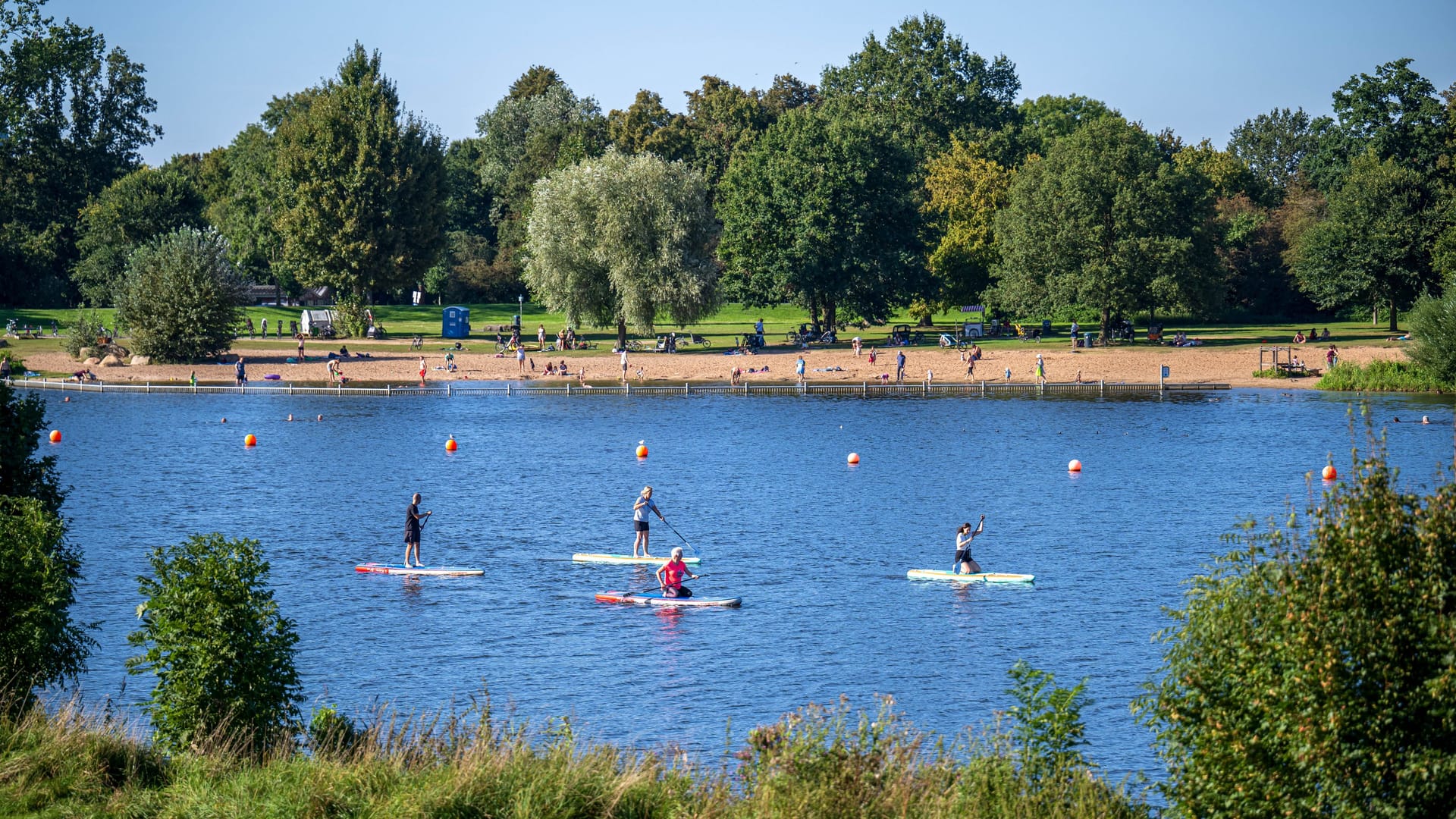 Der Werdersee in Bremen: Der Mann konnte nicht mehr reanimiert werden.