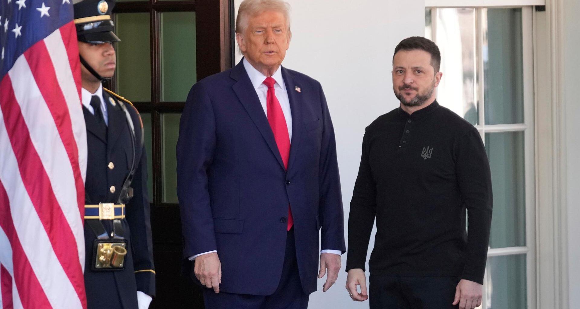 Donald Trump empfängt Wolodymyr Selenskyj im Weißen Haus.