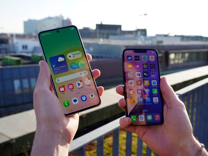 Das Smartphone-Doppel-Duell: Apple gegen Samsung – teuer gegen günstig
