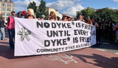 4600 Menschen ziehen beim Community Dyke*March durch Berlin