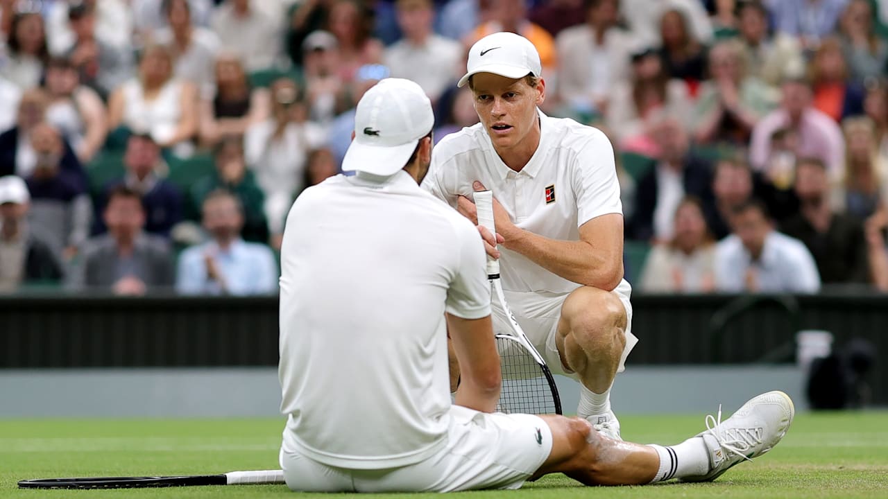 Wimbledon-Finale: Verletzungs-Drama rettet Jannik Sinner | Sport