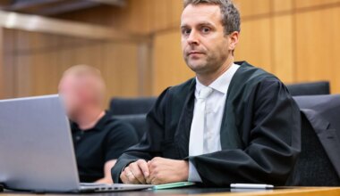 Prozess am Landgericht Münster - Nach 41 Messerstichen: Frau des Opfers sagt als Zeugin aus - Panorama