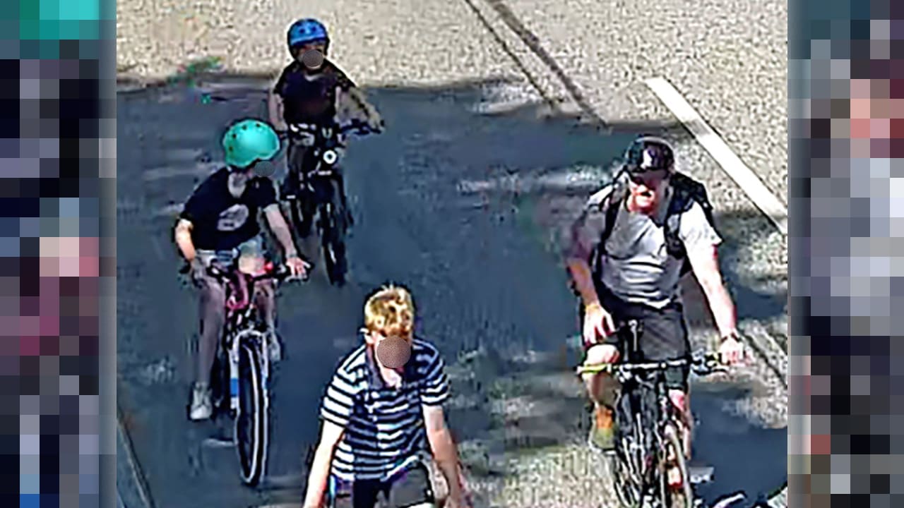 Radfahrer verletzt Frau in Kiel: Polizei fahndet mit Familienfoto | Regional