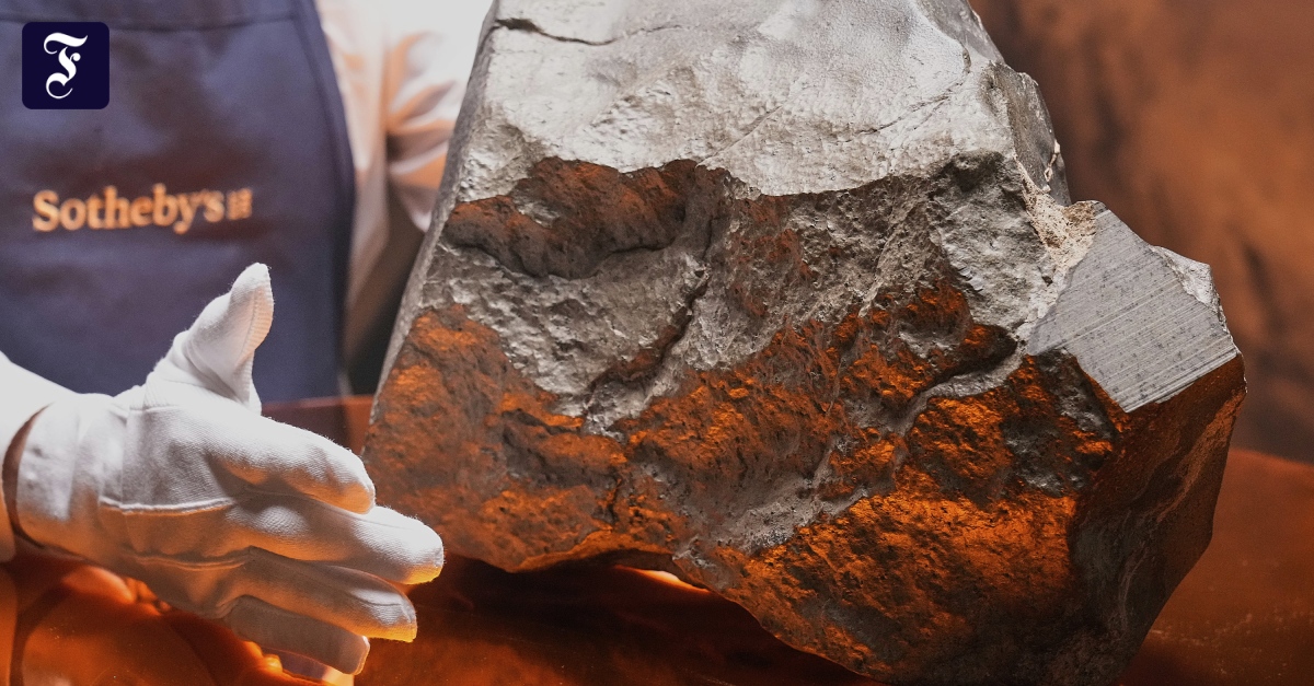 Marsmeteorit NWA 16788 erzielt 5,3 Millionen Dollar bei Sotheby’s