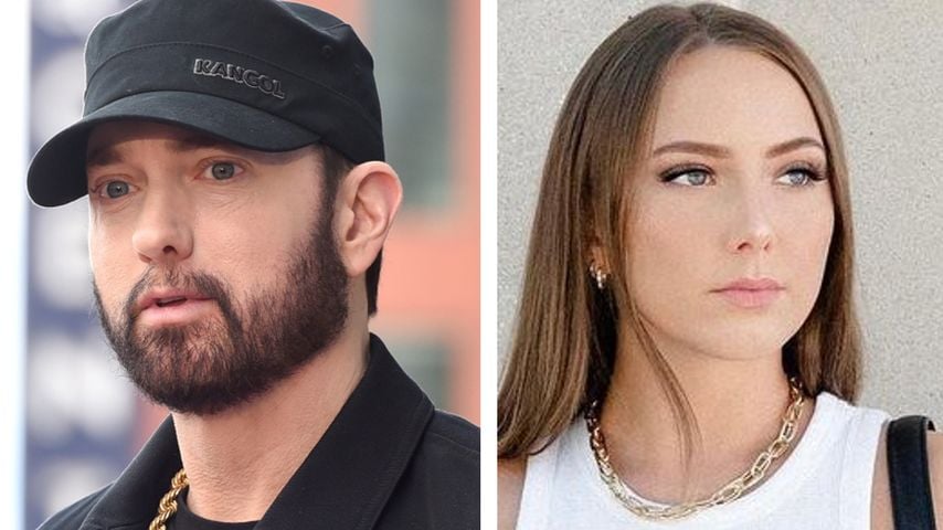 Collage: Eminem und seine Tochter Hailie