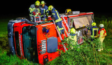 Unfall: Feuerwehr verunglückt nach Einsatz - sechs Verletzte Kameraden | Regional