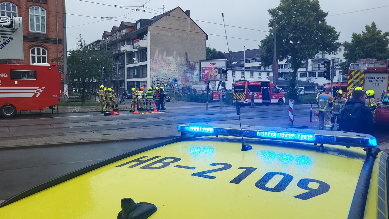 Großeinsatz der Feuerwehr in der Bremer Neustadt