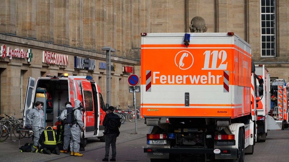 Verdächtiges Pulver: Gefahrguteinsatz auf Hauptbahnhof