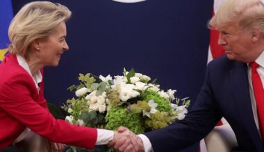Zollstreit zwischen USA und EU – Von der Leyen trifft Trump in Schottland
