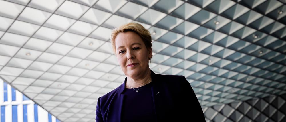 Franziska Giffey (SPD), Berliner Senatorin für Wirtschaft, Energie und Betriebe.