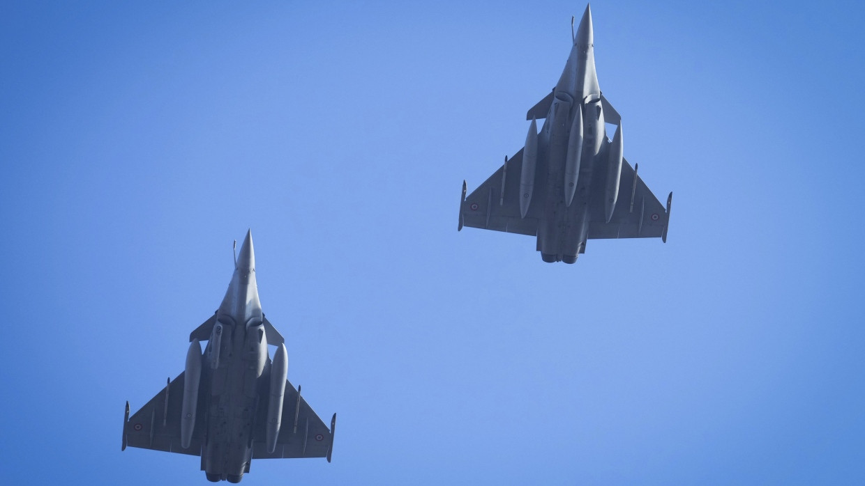 Französische Rafale-Kampfflugzeuge