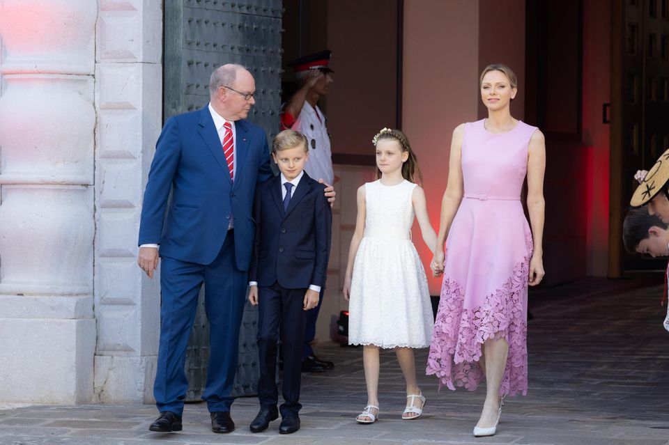 Die monegassische Fürstenfamilie.