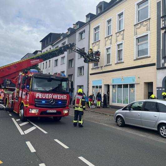 Küche gerät in Brand - Radio Oberhausen