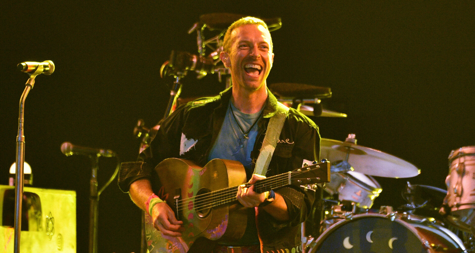 Coldplay-Frontmann Chris Martin live 2024