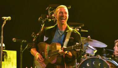 Coldplay-Frontmann Chris Martin live 2024