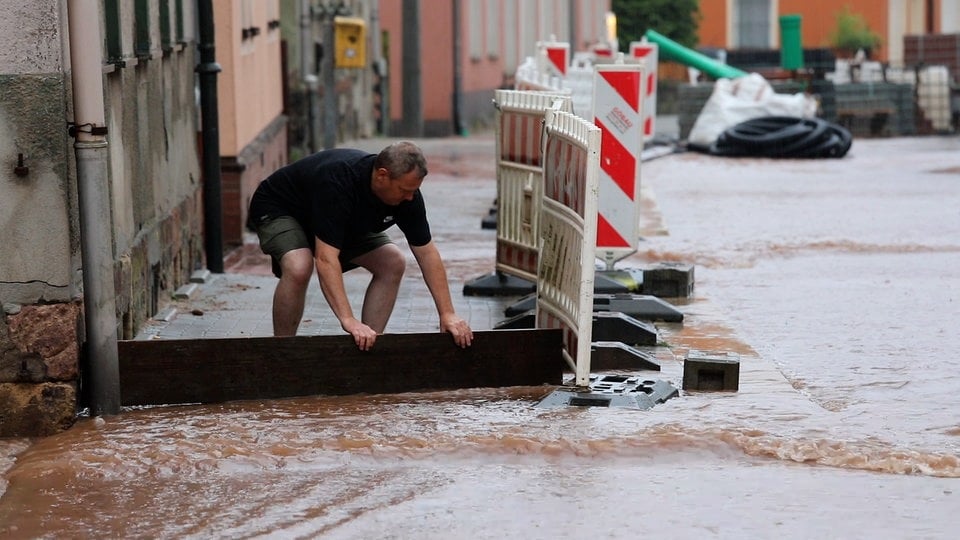 Unwetterwarnungen vor Starkregen in Sachsen wieder aufgehoben