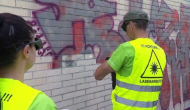 Dresden testet Graffiti-Entfernung mit Lasertechnik