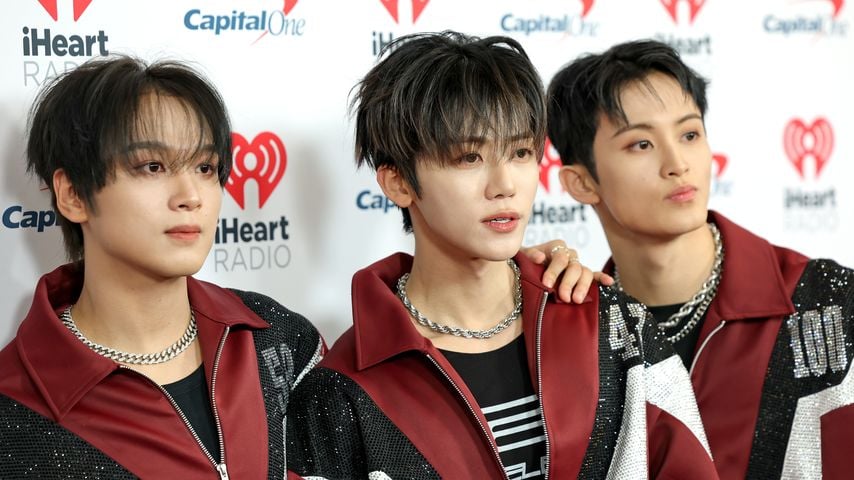 Haechan, Jaemin und Mark von NCT Dream beim iHeartRadio z100's Jingle Ball, Dezember 2024, New York