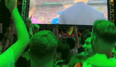 Public Viewing bei EM-Halbfinale - Antenne Münster