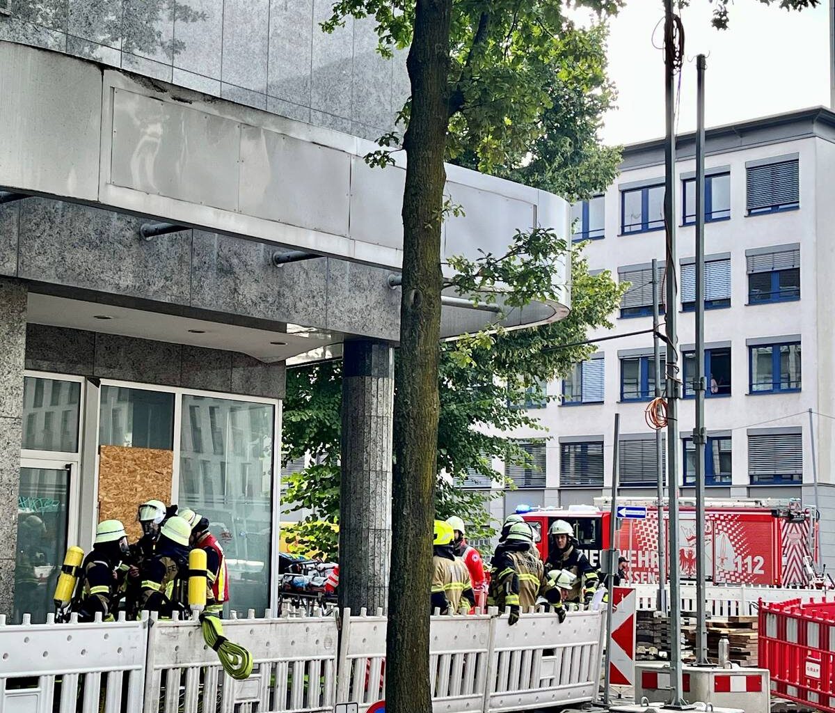 Leerstehendes Haus in Essen - wieder Feuer