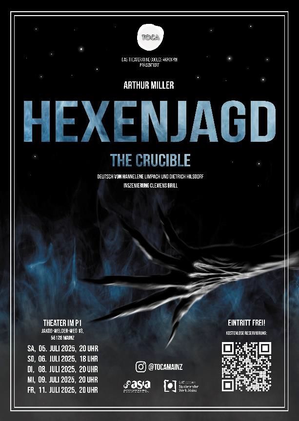 Theater: Hexenjagd (The Crucible) von Arthur Miller vom 5. bis 11. Juli - sensor Magazin