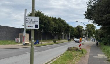 Radweg in Essen plötzlich zu Ende - an der Stadtgrenze