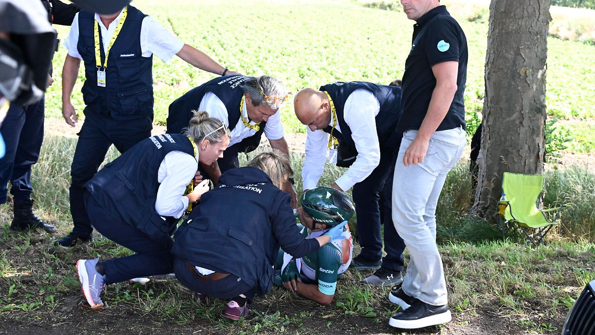 Jasper Philipsen: Sprint-König muss Tour nach schwerem Crash abbrechen